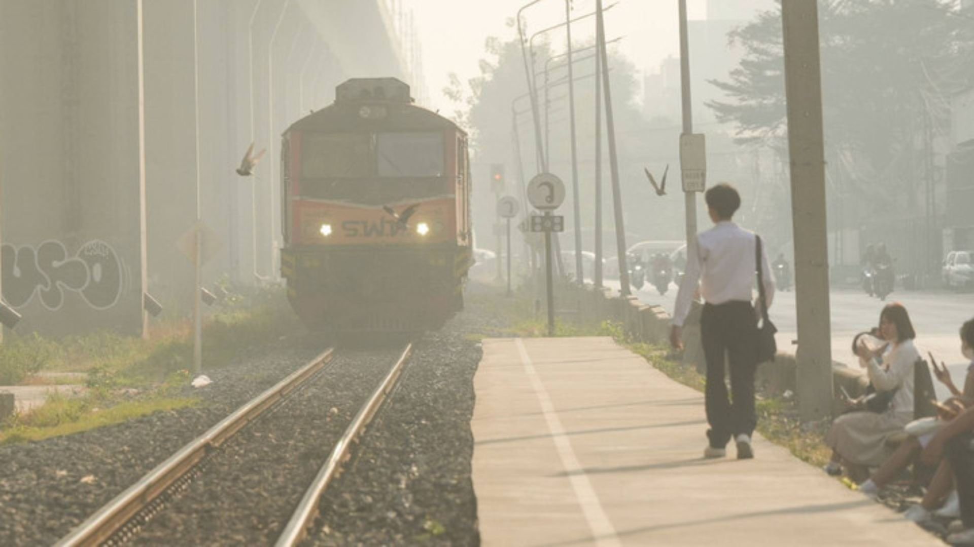 Improved air quality in Bangkok today