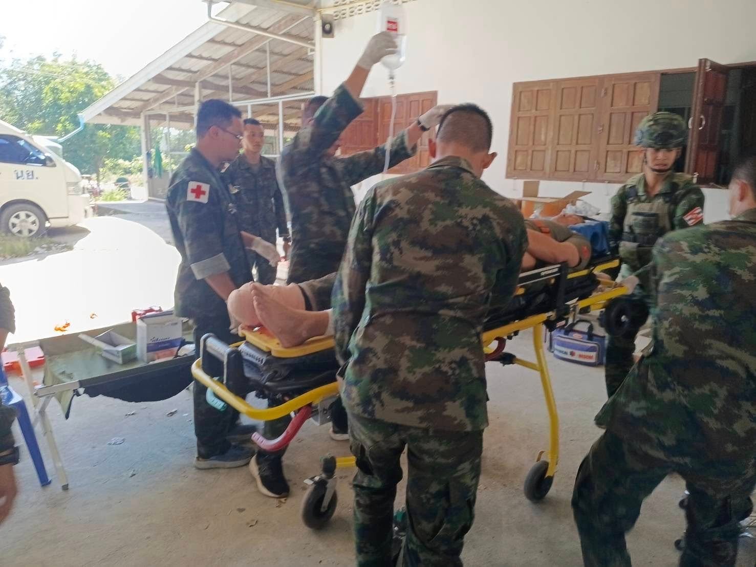 Thai Marine injured by landmine on border in Trat
