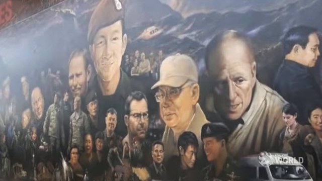 Huge painting in memory of Tham Luang rescue unveiled as "Wild Boars" boys prepare to go on foreign trip Huge painting in memory of Tham Luang rescue unveiled as "Wild Boars" boys prepare to go on foreign trip