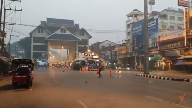 Haze in Chiang Rai’s Mae Sai district has reached critical level