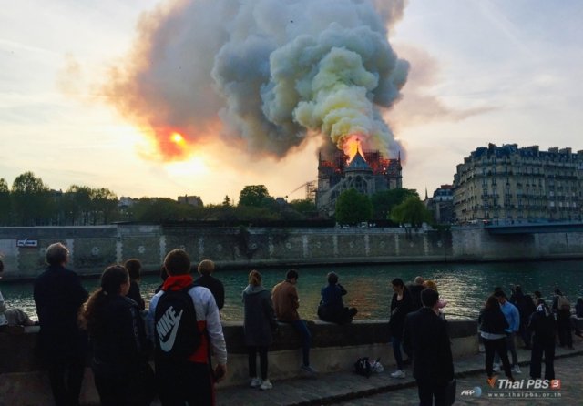 French President Macron: 'We'll rebuild Notre-Dame together' French President Macron: 'We'll rebuild Notre-Dame together'