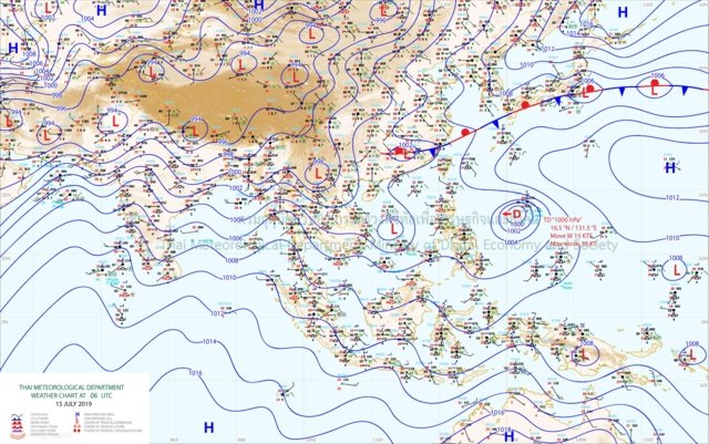 TMD issues first weather warning after tropical storm ‘Mun’ TMD issues first weather warning after tropical storm ‘Mun’