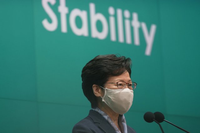 Hong Kong leader says will 'vigorously implement' security law