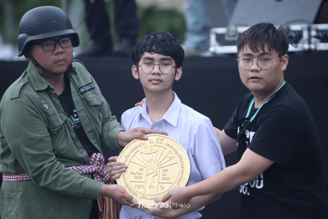 Police say they removed protesters’ plaque as 16 protest leaders face charges