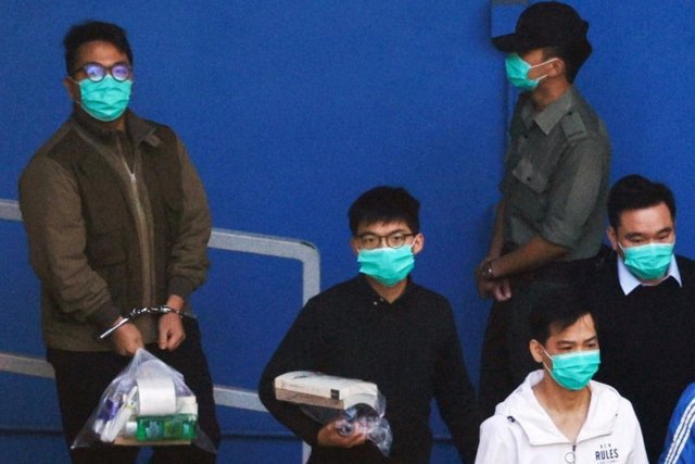 Hong Kong activist Joshua Wong jailed for thirteen-and-a-half months for anti-government protest Hong Kong activist Joshua Wong jailed for thirteen-and-a-half months for anti-government protest