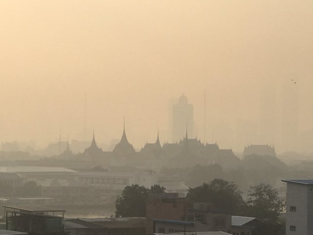 59 areas in Bangkok and suburbs polluted with excessive PM2.5 on Sunday 59 areas in Bangkok and suburbs polluted with excessive PM2.5 on Sunday