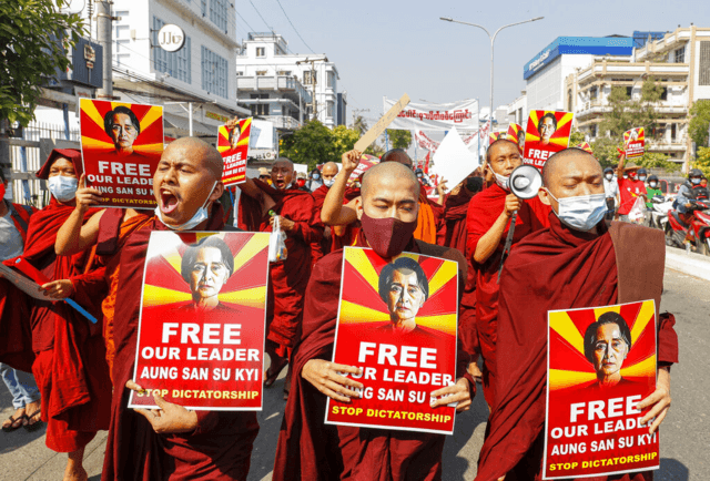 Myanmar draft cybersecurity law adds to protests over coup Myanmar draft cybersecurity law adds to protests over coup