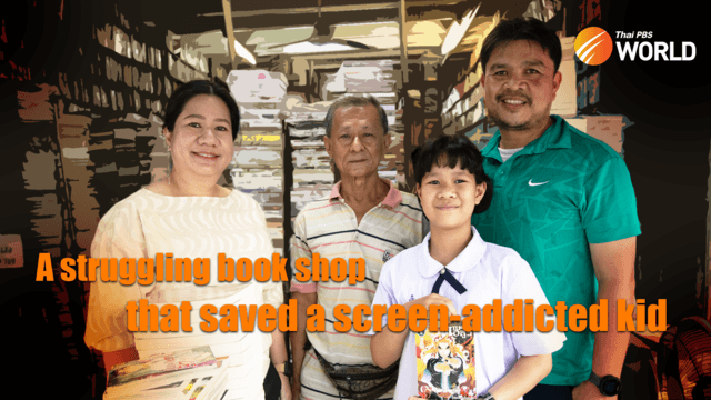 A struggling book shop that saved a screen-addicted kid - Thai PBS World Tonight [22nd February 2021]