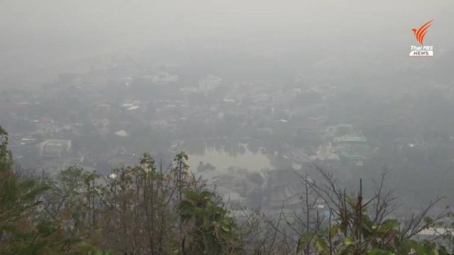 13 areas in northern Thailand suffering with excessive amounts of PM2.5 today