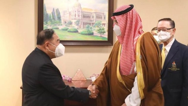 Saudi prince in Thailand, eyes further cooperation in sports