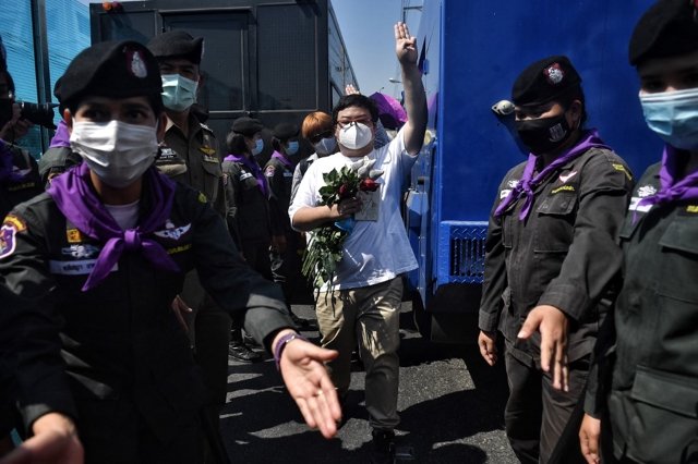 Thai corrections dept. insists hunger striking protest leader Penguin’s condition not critical