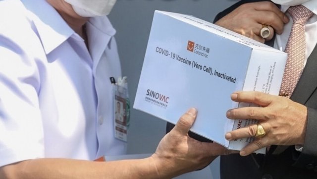 1.5 million Sinovac doses arrive in Thailand today, 3 million more in June 1.5 million Sinovac doses arrive in Thailand today, 3 million more in June