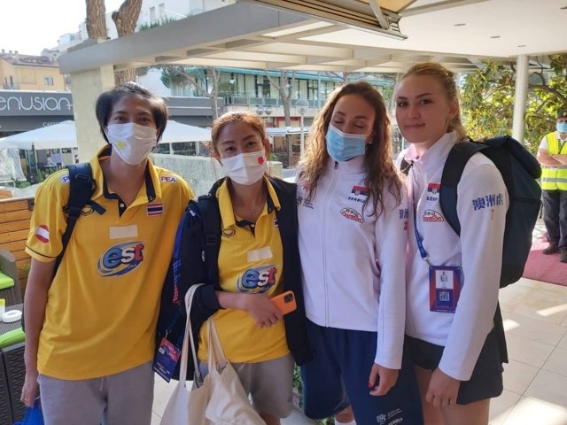 Serbian volleyball player apologises to Thai team for alleged racist gesture Serbian volleyball player apologises to Thai team for alleged racist gesture