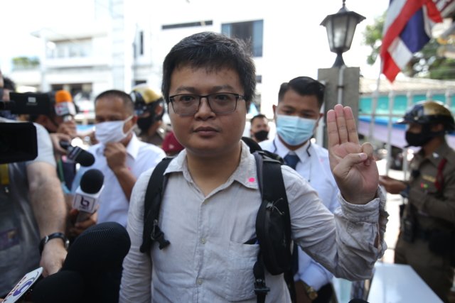 Protest leader Anon Nampa denied bail on Tuesday, 10 others detained Protest leader Anon Nampa denied bail on Tuesday, 10 others detained