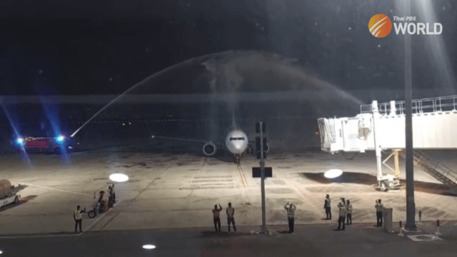 Flydubai’s maiden direct flight from Dubai arrives in U-Tapao Airport