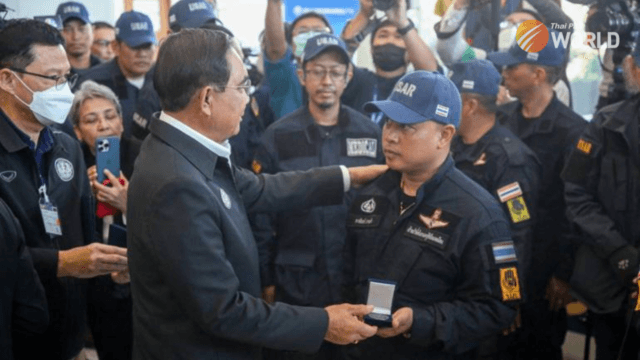 Thai rescue team welcomed back from Turkey on Saturday