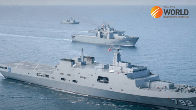 Thai navy takes delivery of its new multi-purpose troop carrier from China