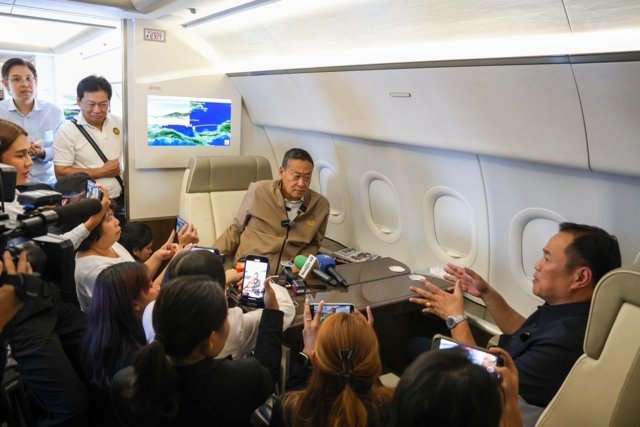 Srettha, Anutin laugh off speculation of “substitute PM”