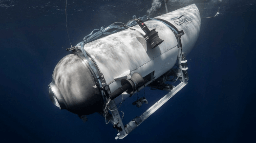 Search for missing Titanic sub like 'going into space'