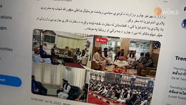 Indonesia says Taliban representatives visited 'informally' Indonesia says Taliban representatives visited 'informally'
