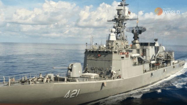 Thai navy frigate damaged during exercise