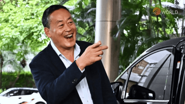 Srettha says has had to eat his words so Pheu Thai can form a government