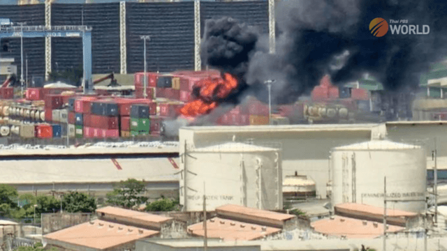 Build-up of heat likely cause of port explosion