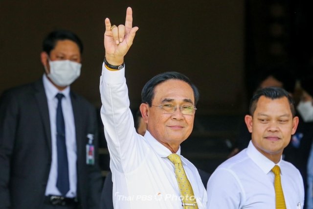 Prayut ends his time in Government House Prayut ends his time in Government House