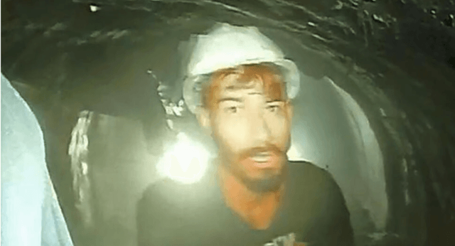 Indian workers trapped in tunnel for 10 days seen on camera