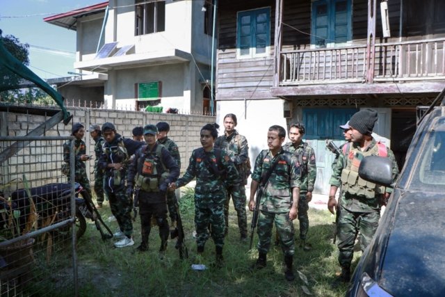 Myanmar pro-democracy fighters battle to take state capital