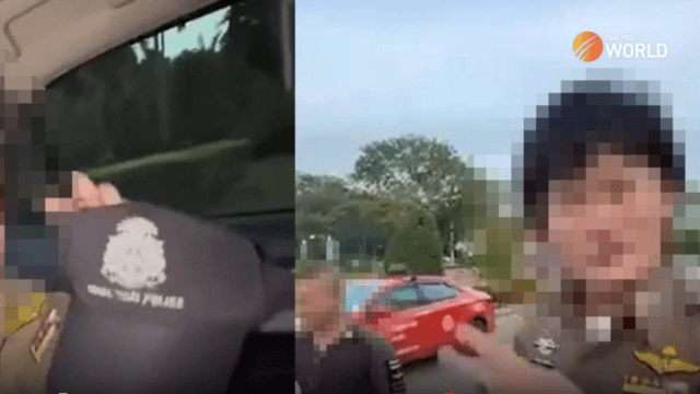 Investigation ordered into video of Chinese man wearing Thai police uniform Investigation ordered into video of Chinese man wearing Thai police uniform
