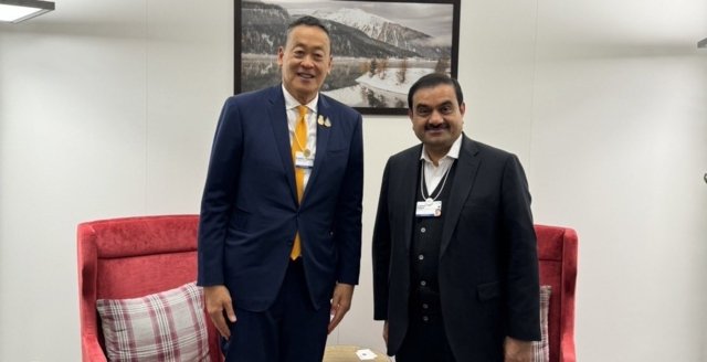 Srettha touts “Land Bridge” project at Davos, seeking Adani Group support Srettha touts “Land Bridge” project at Davos, seeking Adani Group support