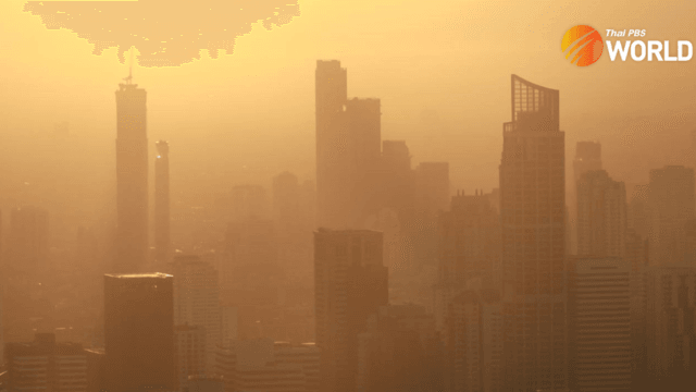 Four areas in Bangkok have high levels of PM2.5 dust today