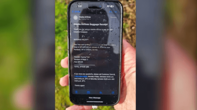 iPhone survives 16,000-foot fall from Alaska Airlines flight
