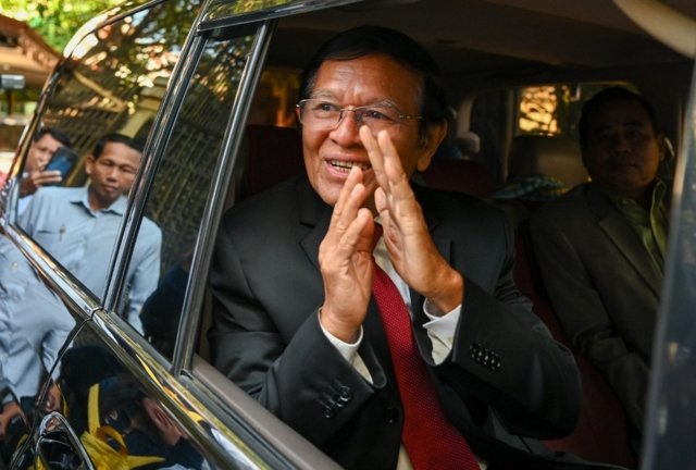 Cambodian opposition leader begins treason conviction appeal