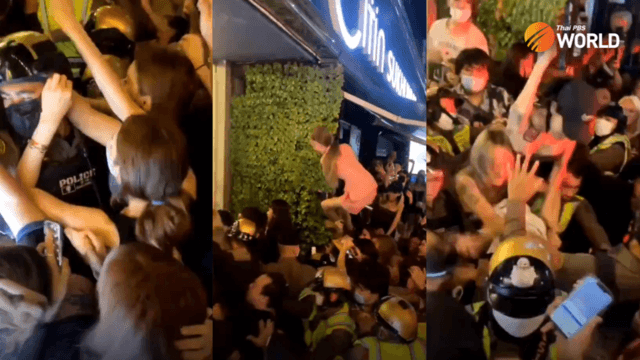 Thai and Filipino LGBTQ clashed in Soi Sukhumvit 11 last night