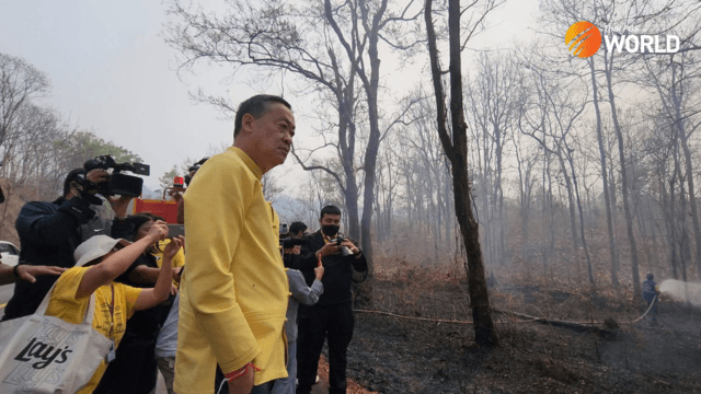 PM Srettha witnesses forest fires in Phayao