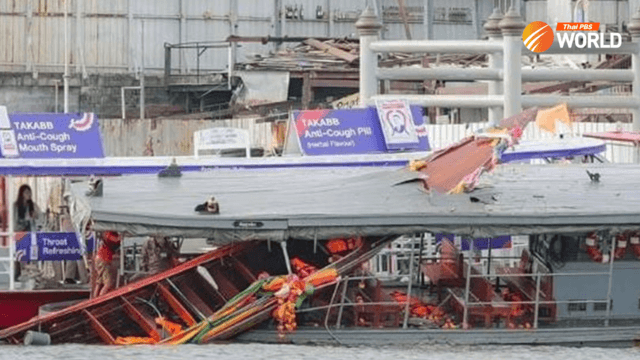 Three Injured as tourist boat collides with ferry on Chao Phraya river