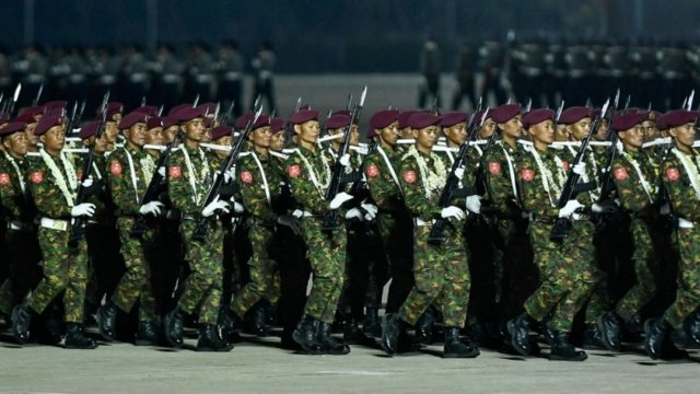 Recruits marched to training as Myanmar junta presses conscription Recruits marched to training as Myanmar junta presses conscription