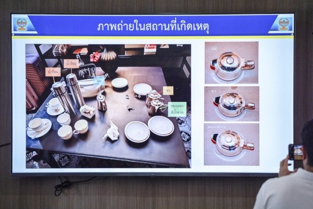 Bangkok hotel dead presumed to have swallowed cyanide from teacups