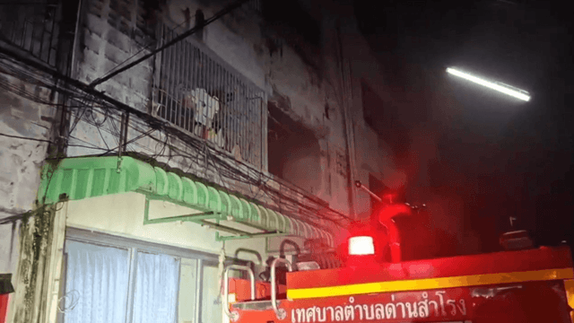 Tens affected by smoke inhalation in Samut Prakan apartment blaze