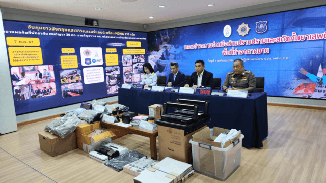 Two foreigners arrested in Bangkok preparing to ship 36kg of weed to the UK