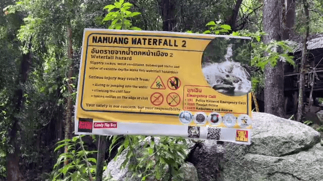 Body of Indian who fell into Samui waterfall retrieved Body of Indian who fell into Samui waterfall retrieved