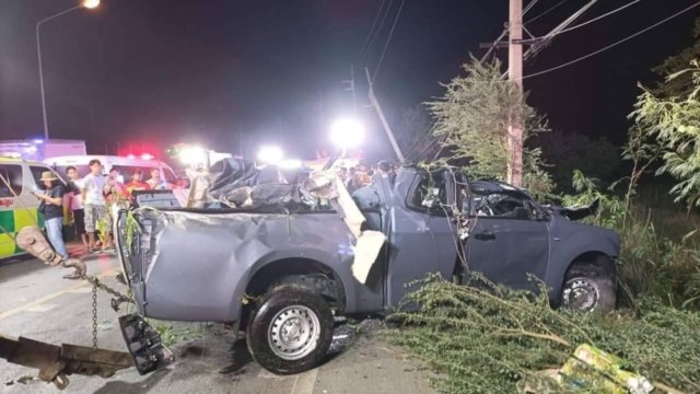 Seven, including six Myanmar nationals, killed in car accident in Nakhon Pathom