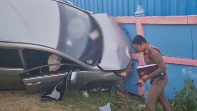 Pensioner arrested after fatal road accident in front of Korat school Pensioner arrested after fatal road accident in front of Korat school
