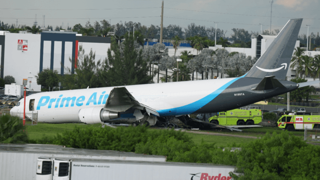 At least 5 dead after Amazon cargo plane barreled off runway at Miami airport