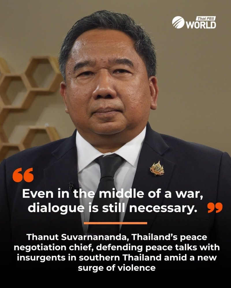 “Even in the middle of a war, dialogue is still necessary.”
