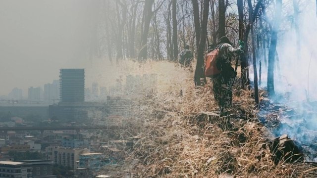 Increased hotspots signal return of wildfires and airborne pollution