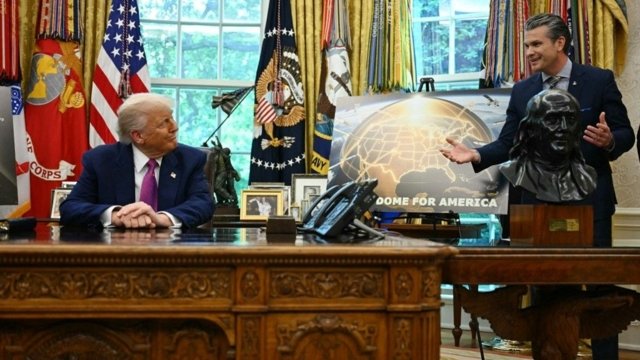 Trump unveils plans for 'Golden Dome' missile shield for US Trump unveils plans for 'Golden Dome' missile shield for US