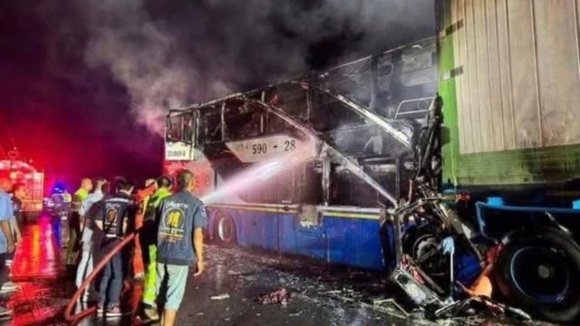 Deadly bus crash in Prachin Buri kills at least seven